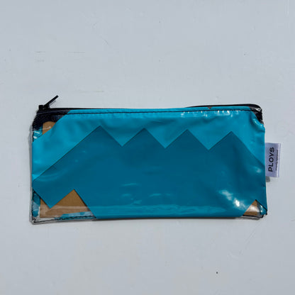 Pencil Case or Zippered pouch  - Recycled inflatables