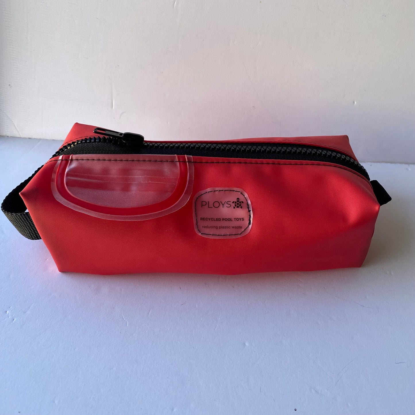 Zipper Box Pouch or Wash bag - recycled inflatables