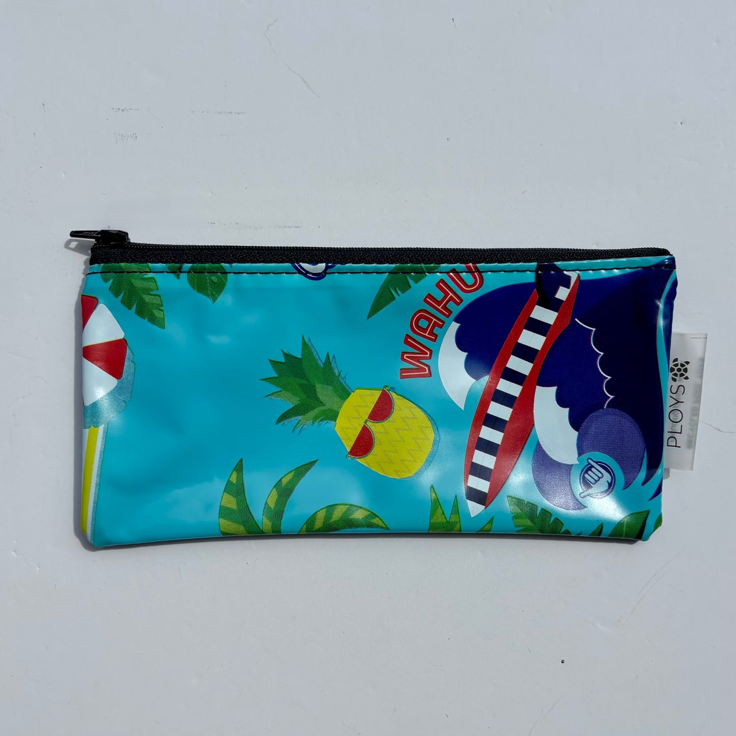 Pencil Case or Zippered pouch  - Recycled inflatables