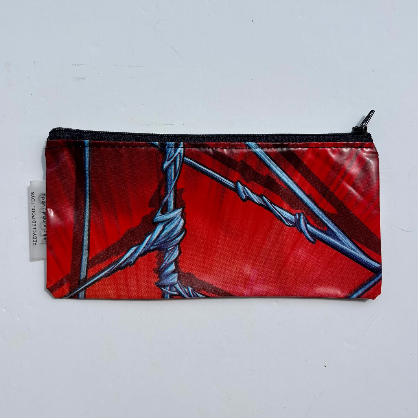 Pencil Case or Zippered pouch  - Recycled inflatables