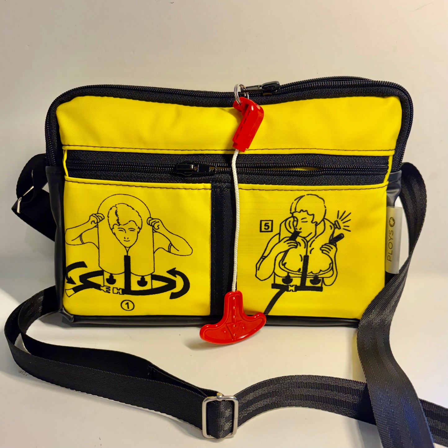 Cross Body Bag, Hand Bag - Recycled inflatables