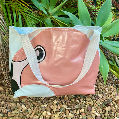 Carry-All Beach Bag Large – Sustainable Tote Made from Upcycled Pool Inflatables
