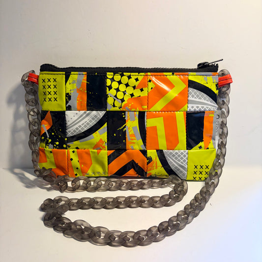 Sustainable Patchwork Evening Purse Clutch Bag – Eco-Friendly Purse Made from Upcycled Pool Inflatables