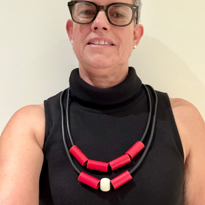 Stylish Eco Necklaces — Reimagined from Recycled Rubber & Plastic