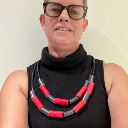 Stylish Eco Necklaces — Reimagined from Recycled Rubber & Plastic