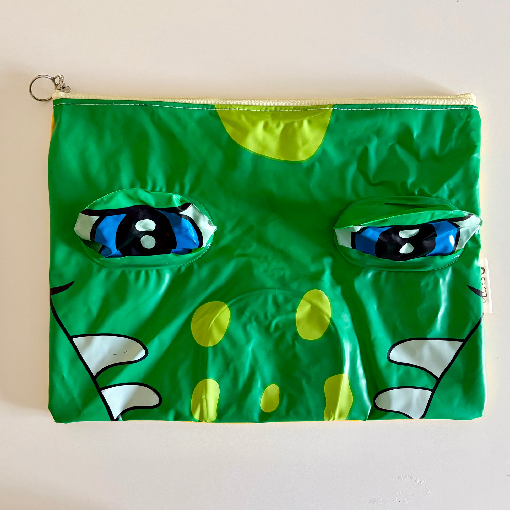 Waterproof Wet Bag made from recycled crocodile pool float reducing plastic waste 