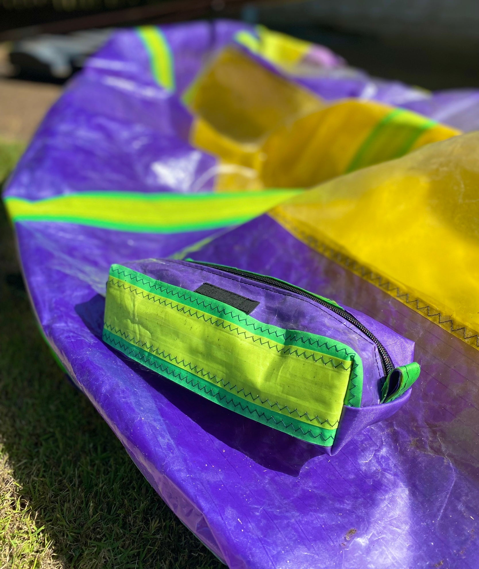 Ecofriendly Bags made with Recycled PVC from broken Pool Inflatables