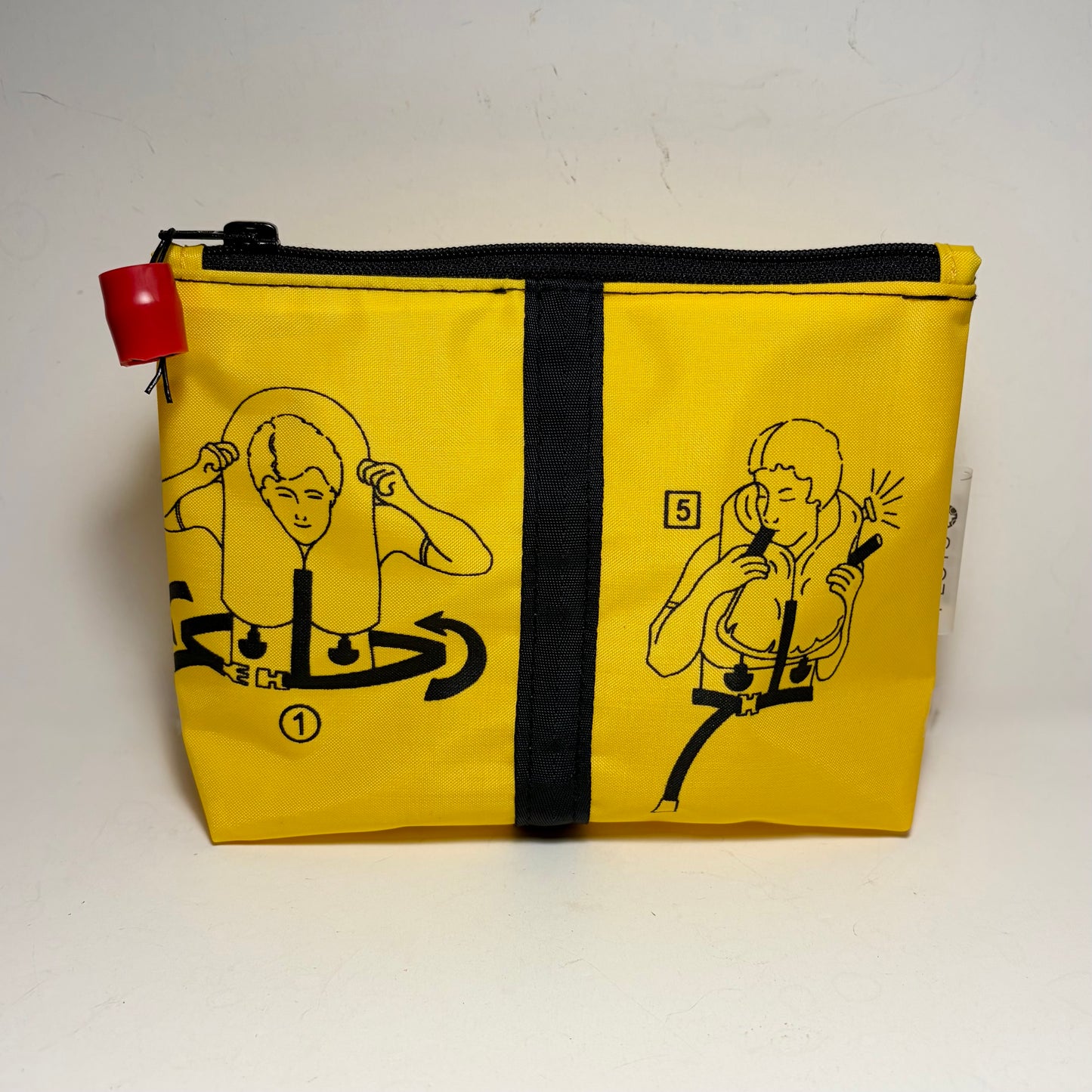 Eco-Friendly Cosmetics Purse – Sustainable Toiletry Bag Made from Upcycled Pool Inflatables | Waterproof Travel Pouch