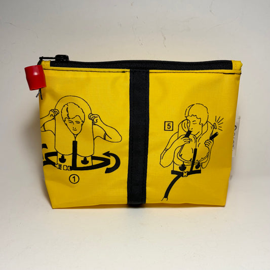 Eco-Friendly Cosmetics Purse – Sustainable Toiletry Bag Made from Upcycled Pool Inflatables | Waterproof Travel Pouch