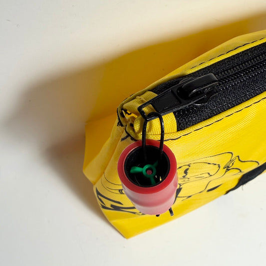 Eco-Friendly Cosmetics Purse – Sustainable Toiletry Bag Made from Upcycled Pool Inflatables | Waterproof Travel Pouch