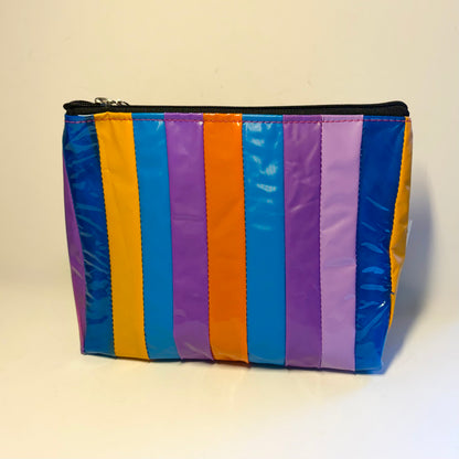 Eco-Friendly Cosmetics Purse – Sustainable Toiletry Bag Made from Upcycled Pool Inflatables | Waterproof Travel Pouch