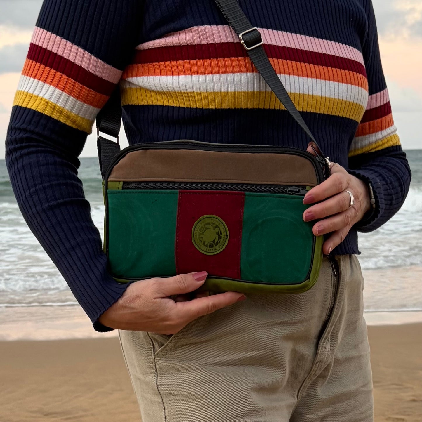 Cross Body Bag, Hand Bag - Recycled inflatables