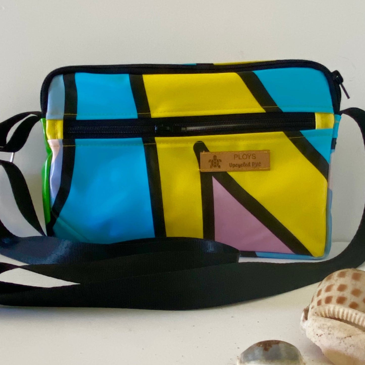 Recycled Cross Body or Hand bags - ex inflatables - variety of colours