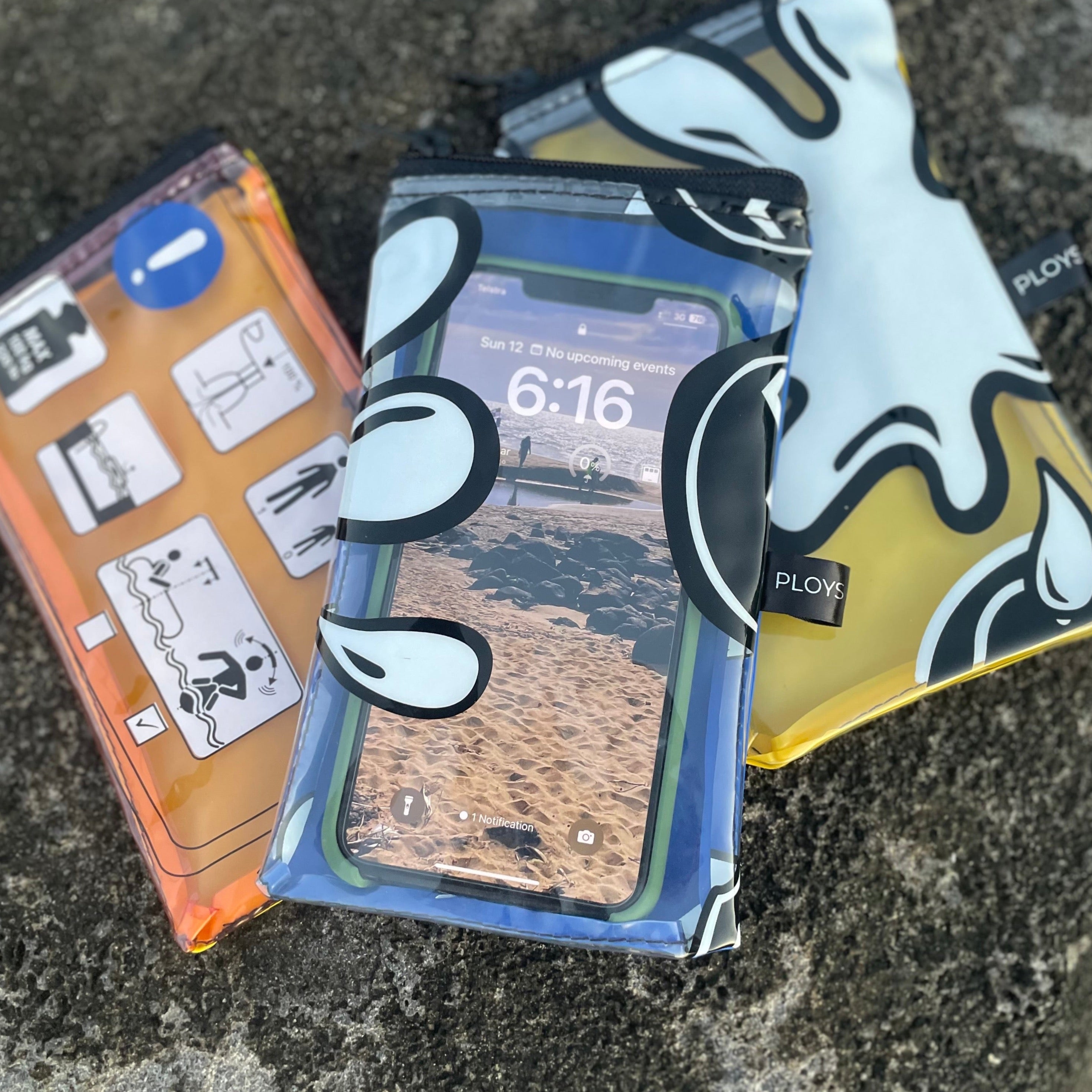 Smartphone or Sunglasses Cases - recycled inflatables - variety of col ...