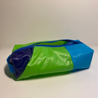 Zipper Box Pouch or Wash bag - recycled inflatables