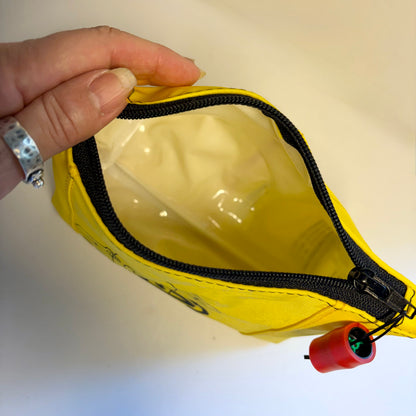 Eco-Friendly Cosmetics Purse – Sustainable Toiletry Bag Made from Upcycled Pool Inflatables | Waterproof Travel Pouch