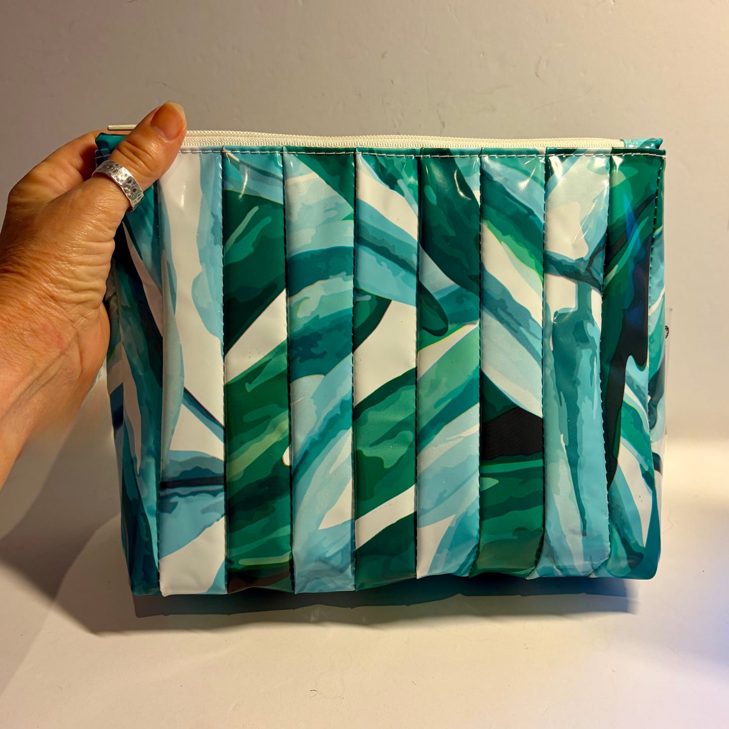 Eco-Friendly Cosmetics Purse – Sustainable Toiletry Bag Made from Upcycled Pool Inflatables | Waterproof Travel Pouch