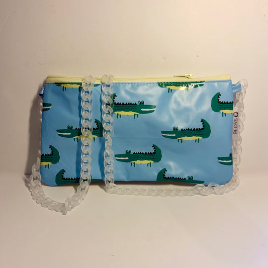 Sustainable Patchwork Evening Purse Clutch Bag – Eco-Friendly Purse Made from Upcycled Pool Inflatables