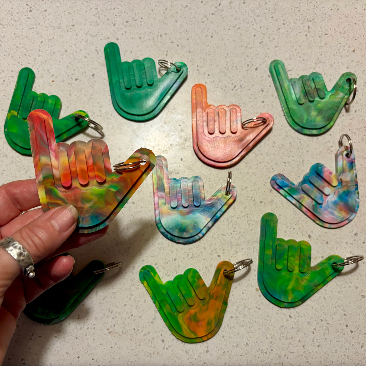 Eco-Friendly Key Rings Made from Recycled Plastics