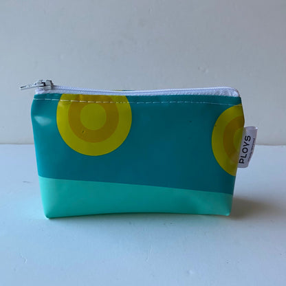 Mini Cosmetics or Coin Purse - recycled inflatables - variety of colours