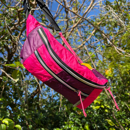 Sustainable Bum Bags - Handmade from Recycled Inflatables, Lifevests and Parachutes