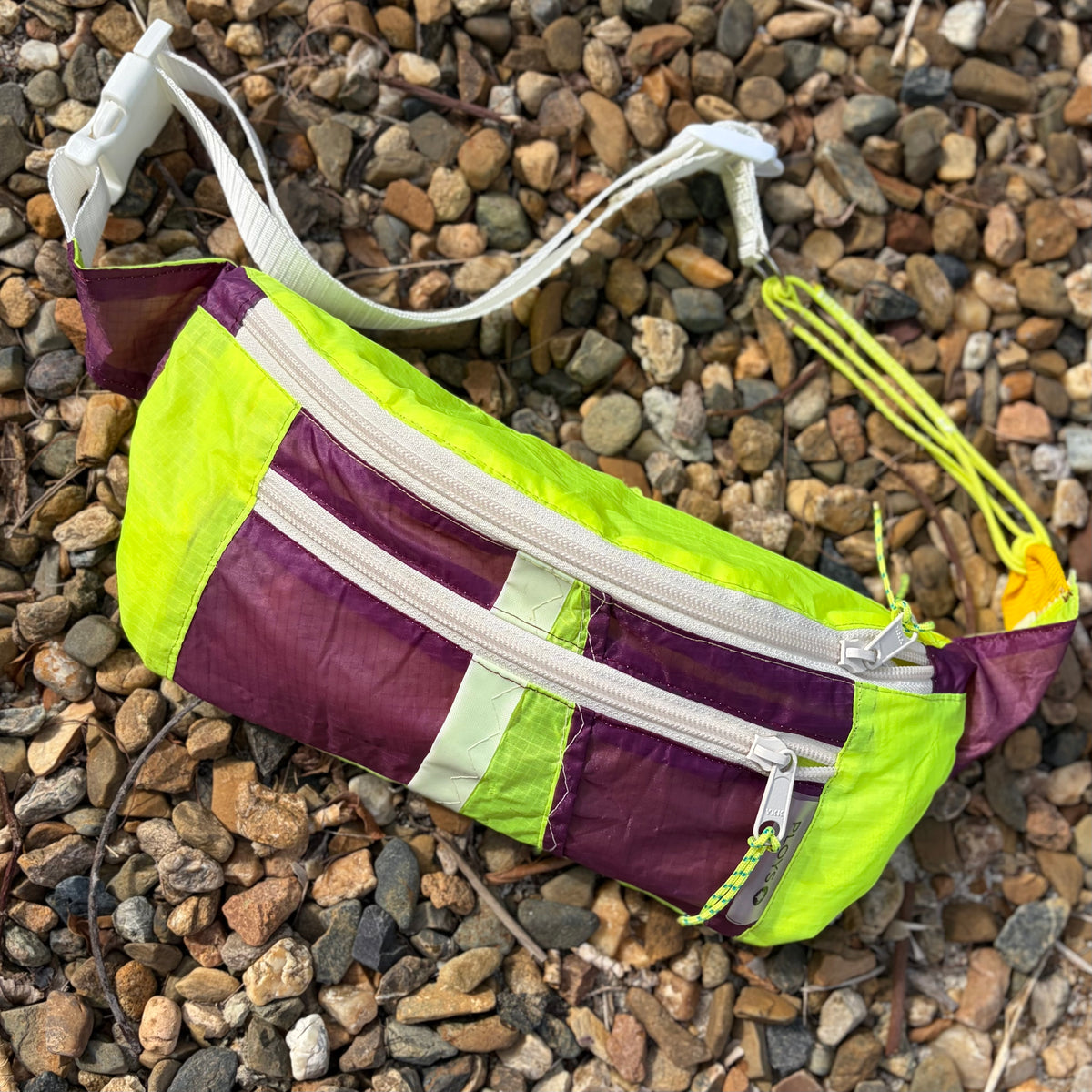 Sustainable Bum Bags - Handmade from Recycled Inflatables, Lifevests and Parachutes