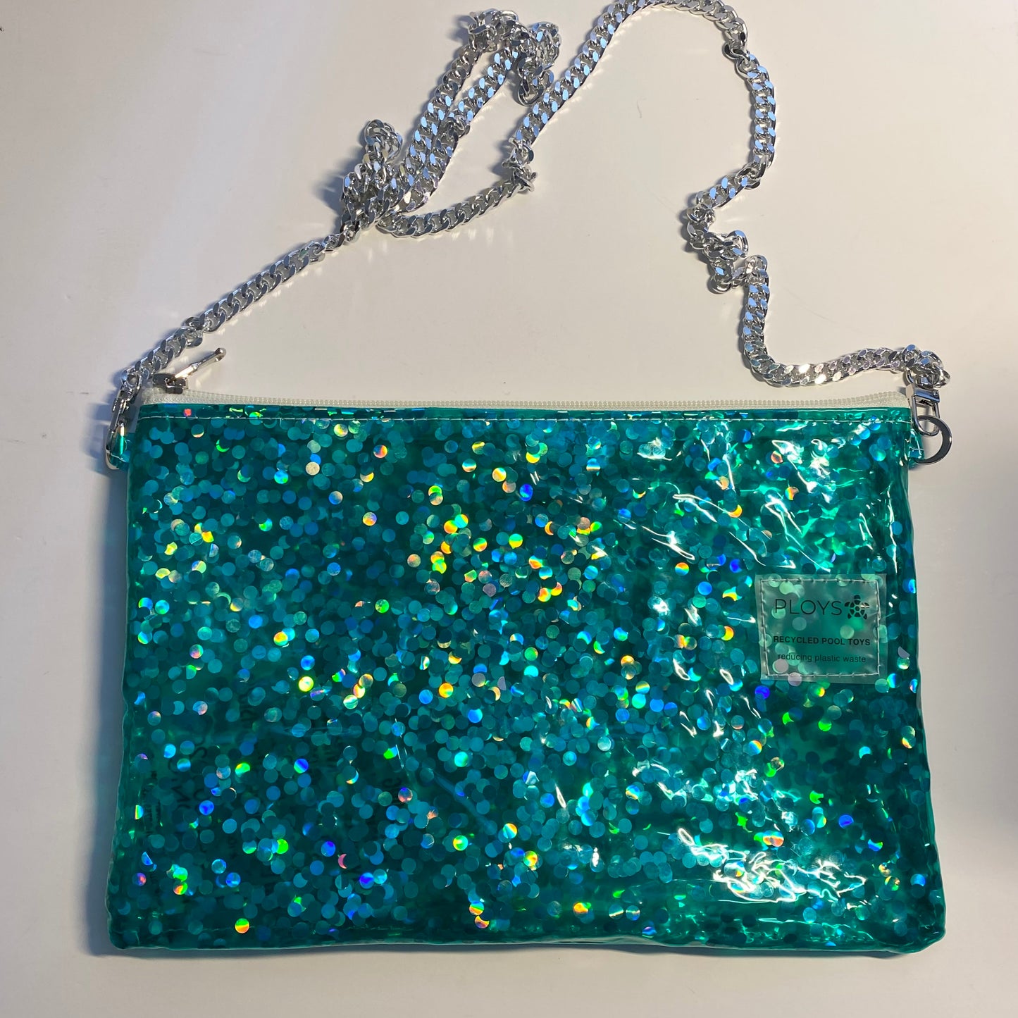 Glitter Purses, Evening Purse, Clutch bag - recycled inflatables