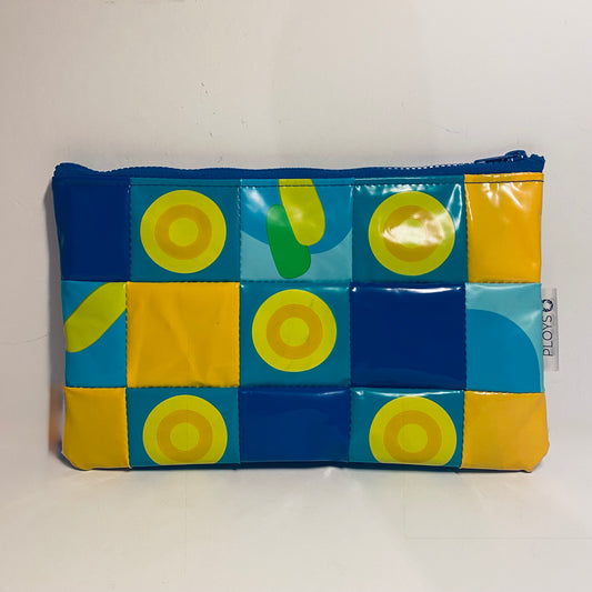 Patchwork PVC Appliqué Purses - Recycled inflatables