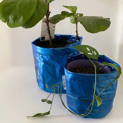 Sustainable Plant Pots & Storage Baskets – Upcycled from Pool Inflatables