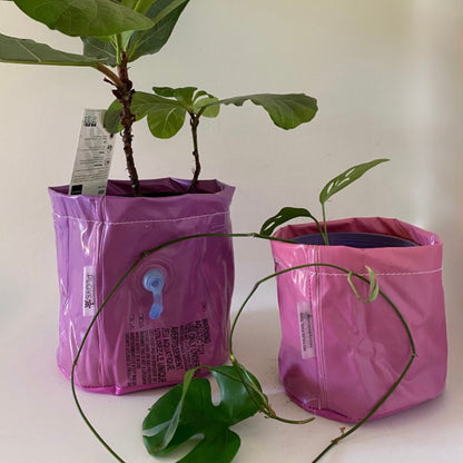 Sustainable Plant Pots & Storage Baskets – Upcycled from Pool Inflatables
