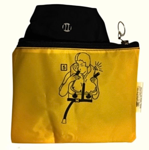 Wet Bag Small – Zippered Pouch from Upcycled Pool Inflatables