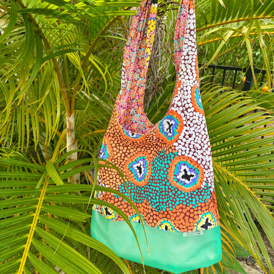 Boho Bags from Recycled Flags, Banners and Inflatables