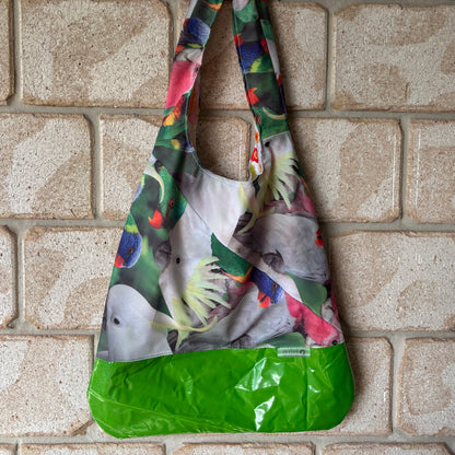 Boho Bags from Recycled Flags, Banners and Inflatables