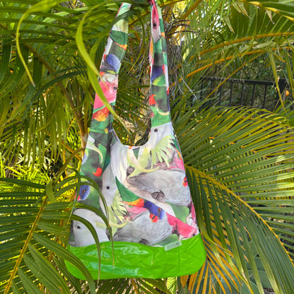 Boho Bags from Recycled Flags, Banners and Inflatables