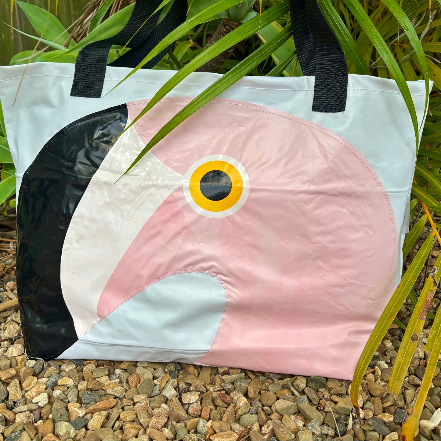 Carry-All Beach Bag Large – Sustainable Tote Made from Upcycled Pool Inflatables | Eco-Friendly Waterproof Bag