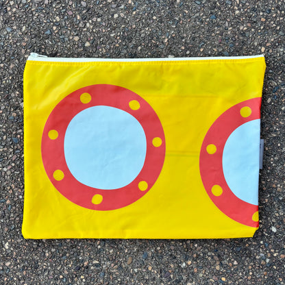 Wet Bag Large – Multipurpose Swim, Art or Book Bag from Upcycled Inflatables