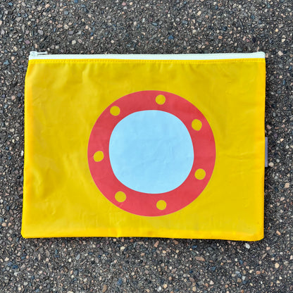Wet Bag Large – Multipurpose Swim, Art or Book Bag from Upcycled Inflatables