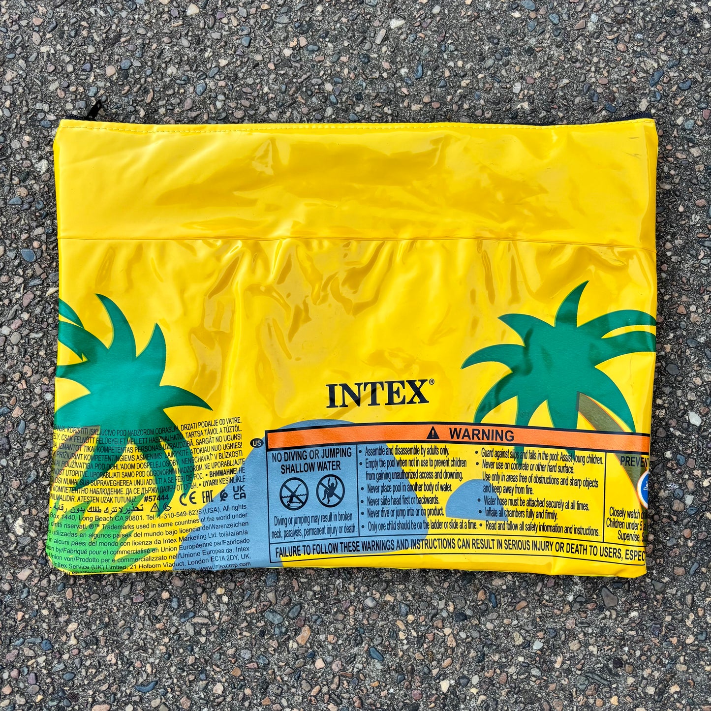 Wet Bag Large – Multipurpose Swim, Art or Book Bag from Upcycled Inflatables