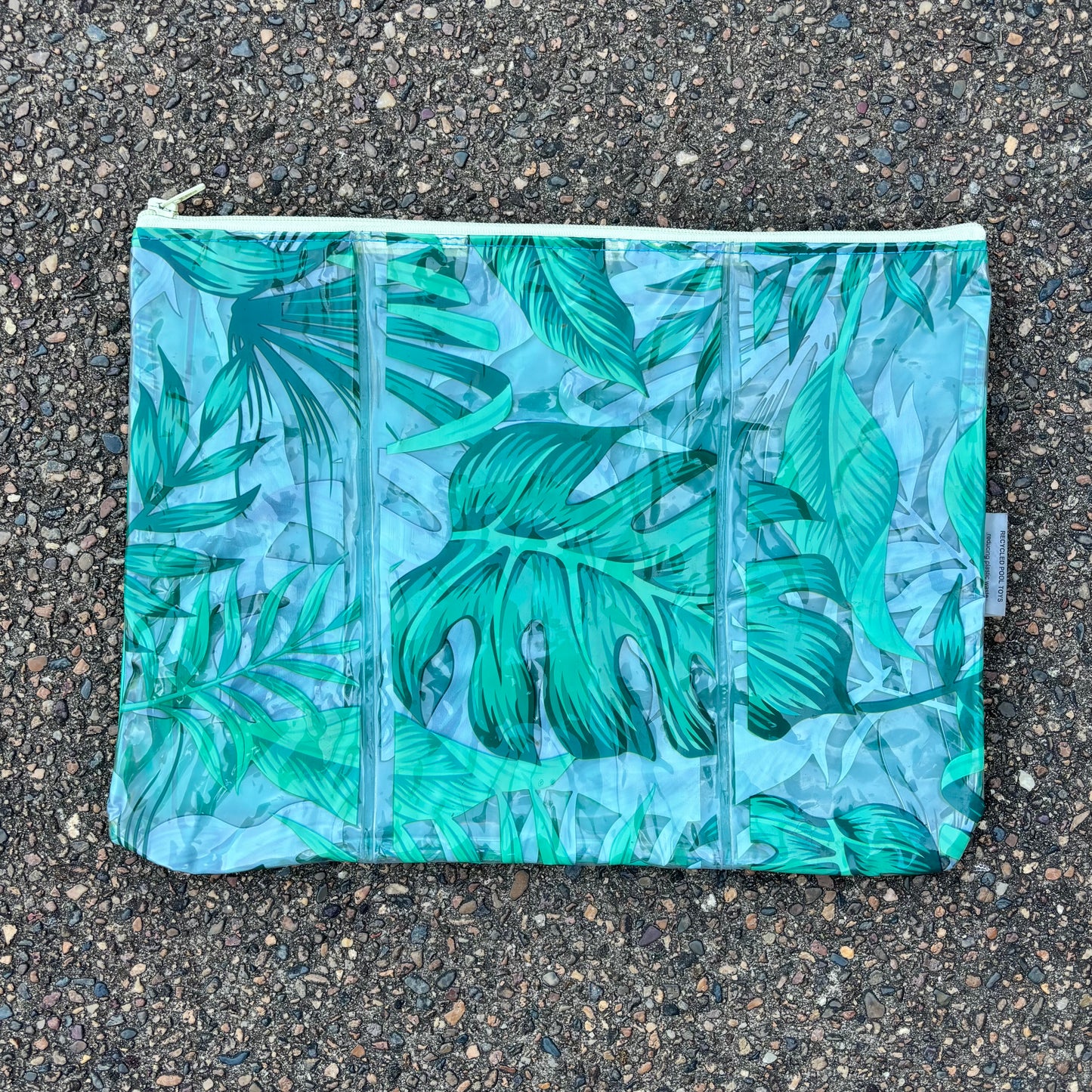 Wet Bag Large – Multipurpose Swim, Art or Book Bag from Upcycled Inflatables