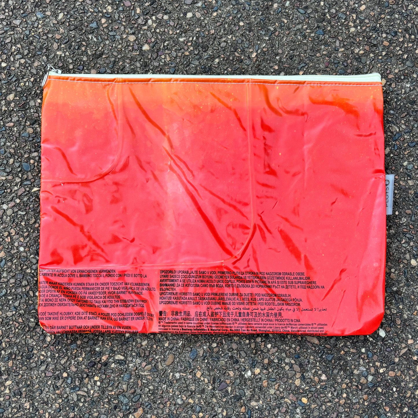 Wet Bag Large – Multipurpose Swim, Art or Book Bag from Upcycled Inflatables