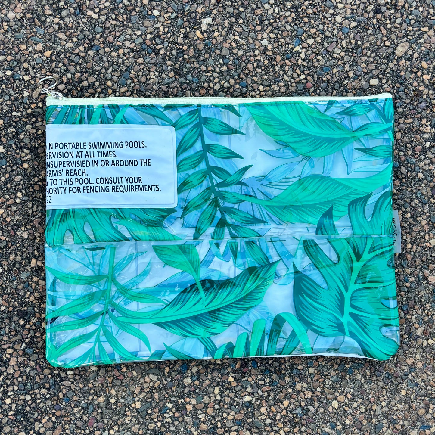 Wet Bag Large – Multipurpose Swim, Art or Book Bag from Upcycled Inflatables