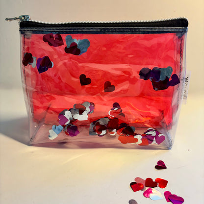 Eco-Friendly Cosmetics Purse – Sustainable Toiletry Bag Made from Upcycled Pool Inflatables | Waterproof Travel Pouch