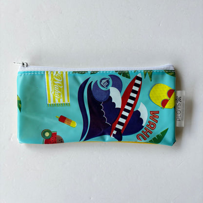 Pencil Case or Zippered pouch  - Recycled inflatables