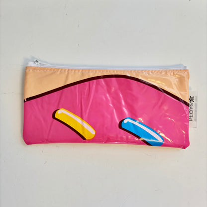 Pencil Case or Zippered pouch  - Recycled inflatables