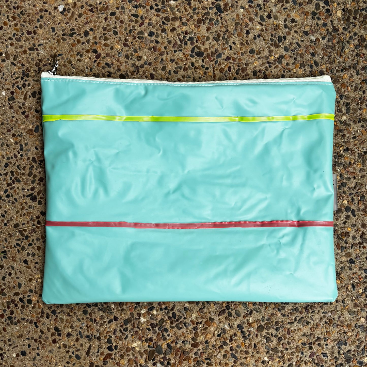 Wet Bag Large – Multipurpose Swim, Art or Book Bag from Upcycled Inflatables