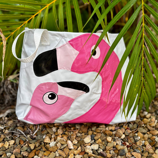 Carry-All Beach Bag Medium – Sustainable Tote Made from Upcycled Pool Inflatables | Eco-Friendly Waterproof Bag