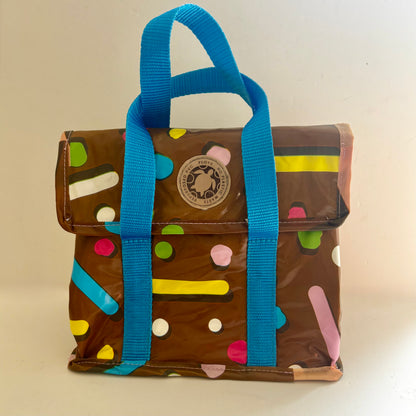 Lunch Bags insulated – Eco-Friendly Lunch Bag Made from Upcycled Pool Inflatables and Ice Blankets