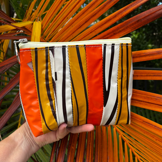 Eco-Friendly Cosmetics Purse – Sustainable Toiletry Bag Made from Upcycled Pool Inflatables | Waterproof Travel Pouch