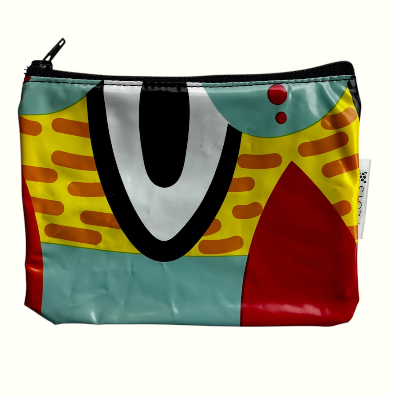 Wet Bag Small – Zippered Pouch from Upcycled Pool Inflatables