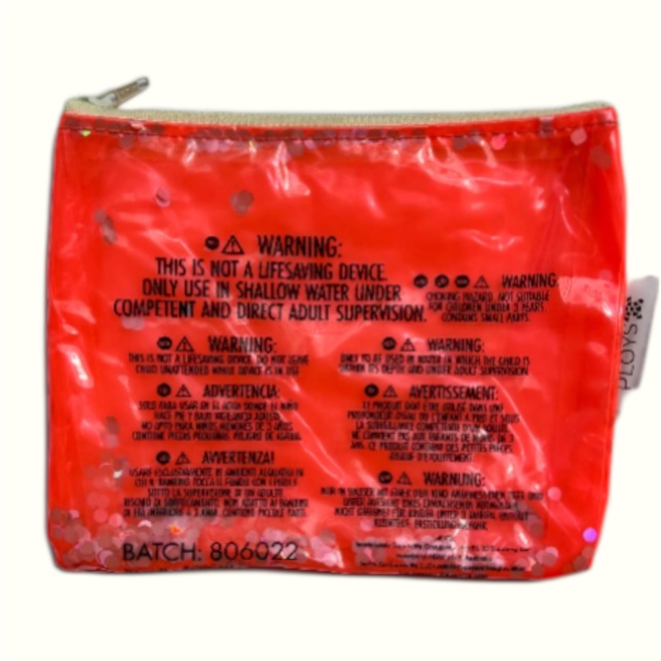 Wet Bag Small – Zippered Pouch from Upcycled Pool Inflatables
